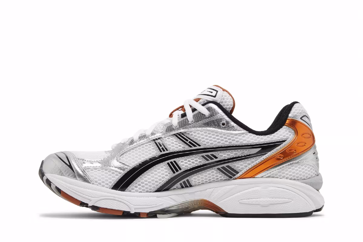 ASICS Gel Kayano 14 Silver Piquant Orange, view 4