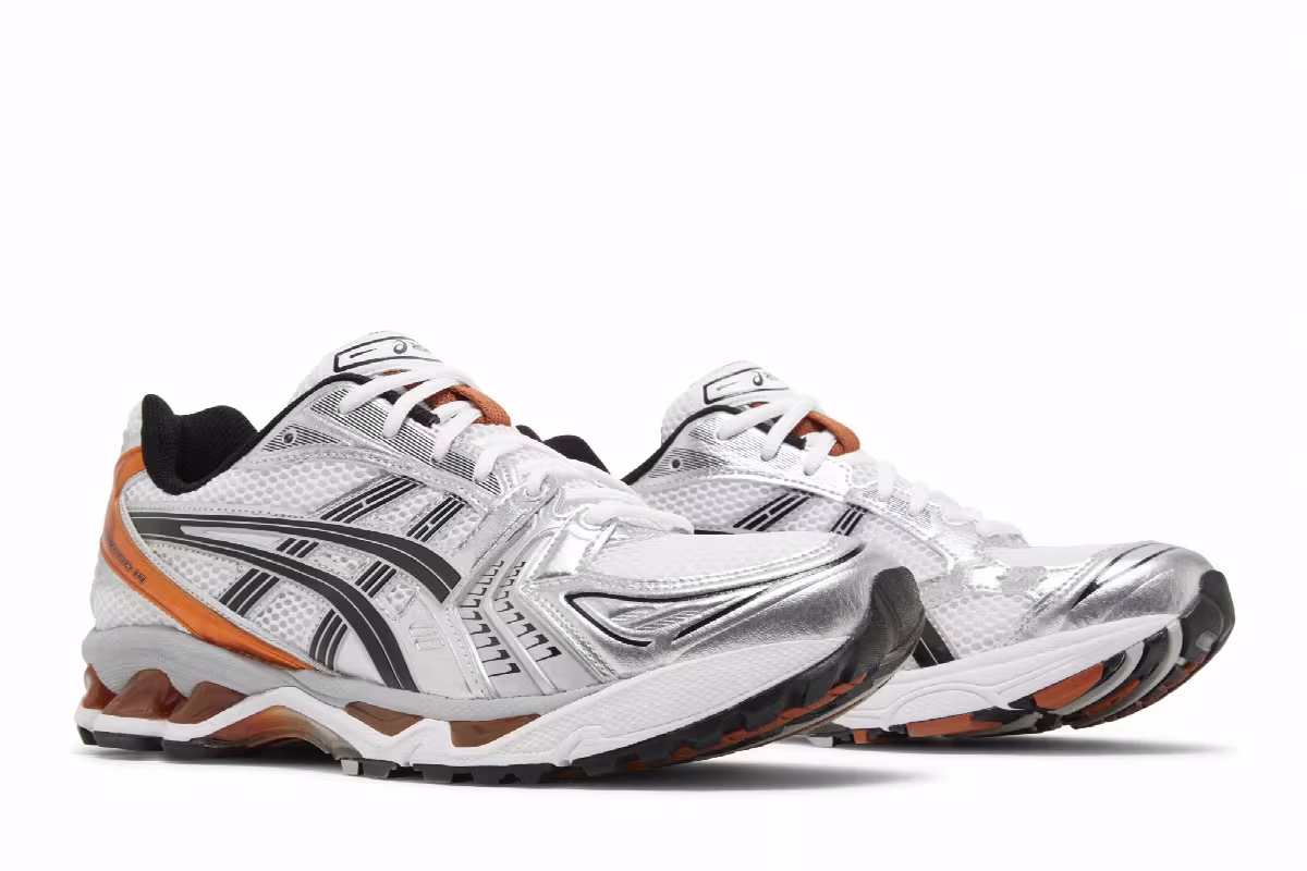 ASICS Gel Kayano 14 Silver Piquant Orange, view 9
