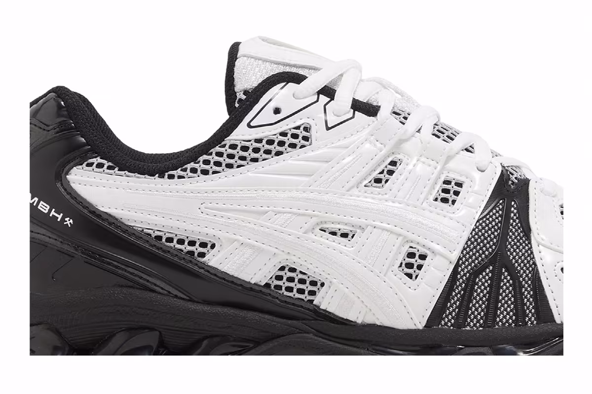 GmbH x ASICS Gel Kayano Legacy White Black, view 3