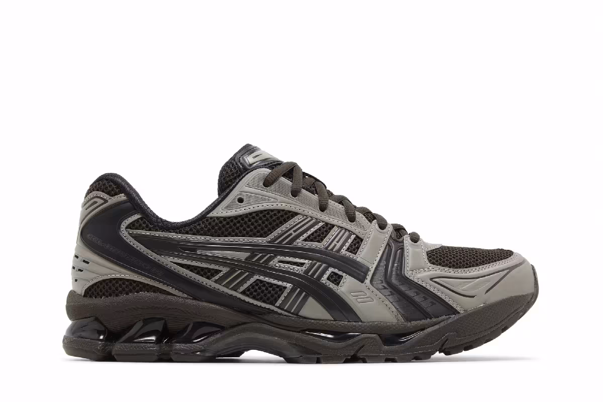 atmos x Undermycar x ASICS Gel Kayano 14 Pepper Black, view 2