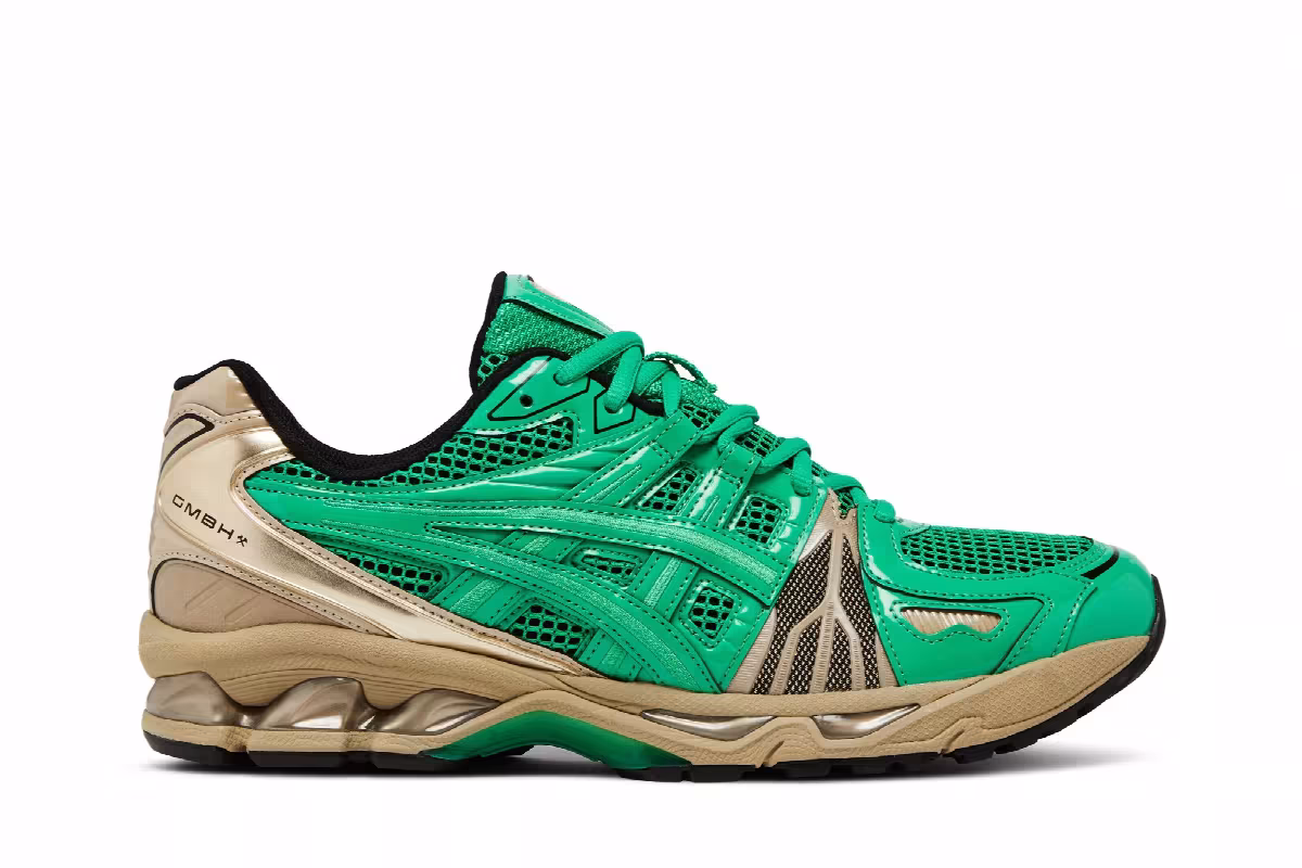 GmbH x ASICS Gel Kayano Legacy Cilantro, view 2