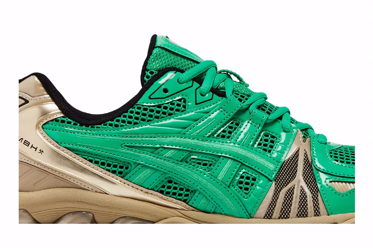 GmbH x ASICS Gel Kayano Legacy Cilantro, view 3