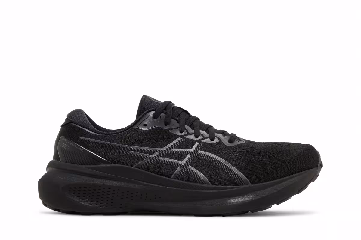 ASICS Gel Kayano 30 Extra Wide Triple Black, view 2