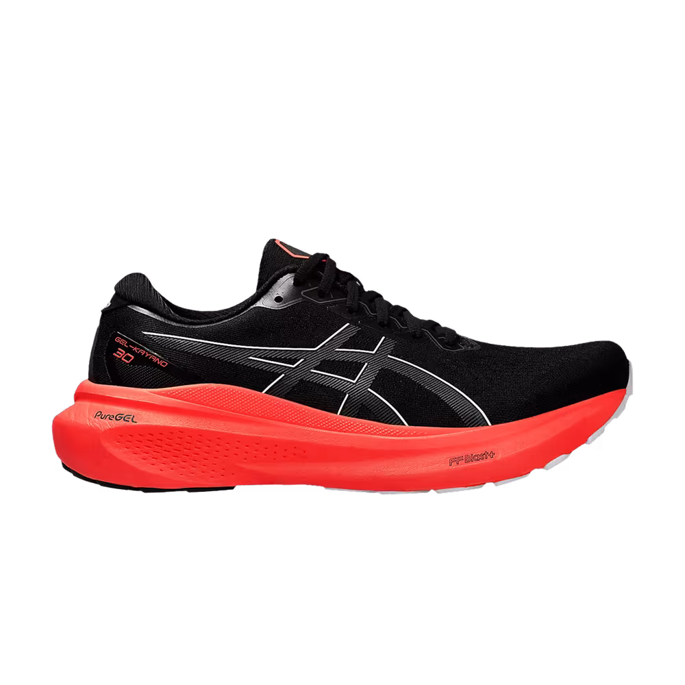 Asics Gel Kayano 30 Black Sunrise Red