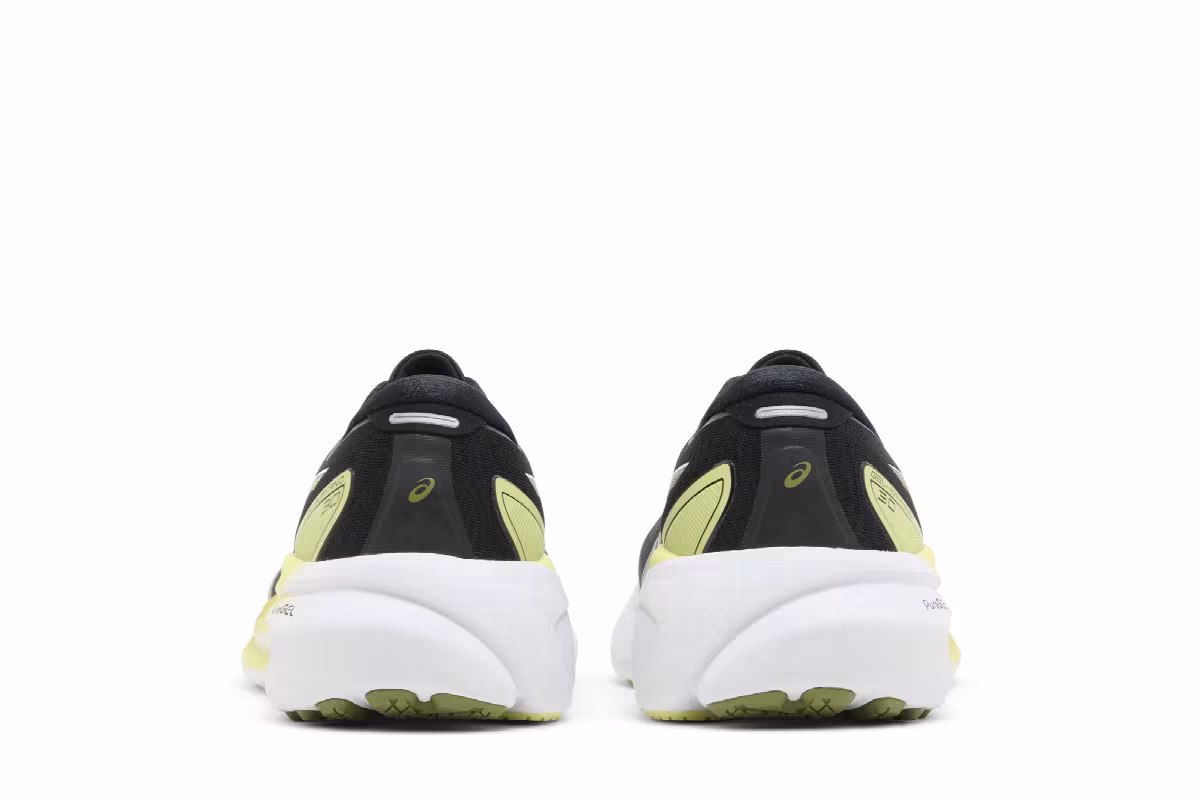 Asics Gel Kayano 30 Extra Wide Black Glow Yellow, view 7