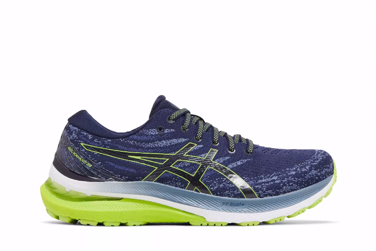 Asics Gel Kayano 29 Midnight Lime Zest, view 2