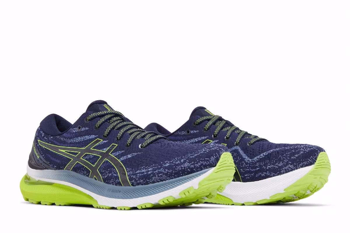 Asics Gel Kayano 29 Midnight Lime Zest, view 9