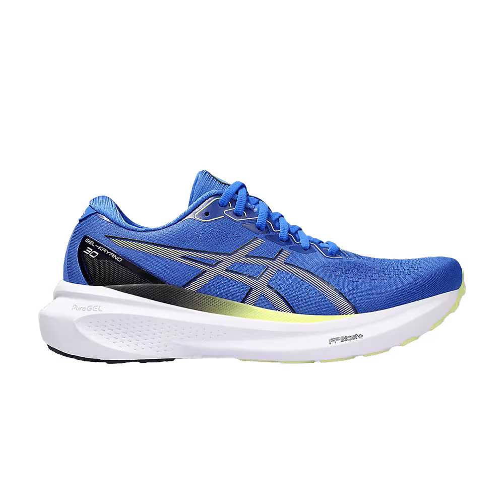 Asics Gel Kayano 30 Wide Illusion Blue Glow Yellow