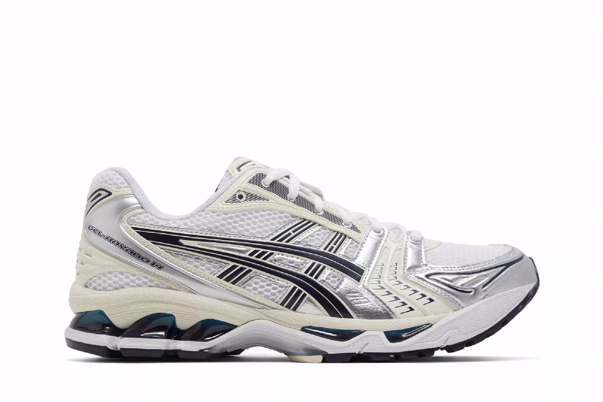 ASICS Women's Gel Kayano 14 White Midnight, view 2
