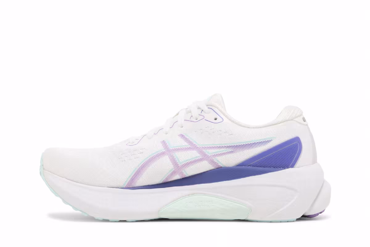 Asics Women's Gel Kayano 30 White Cyber Grape, view 4