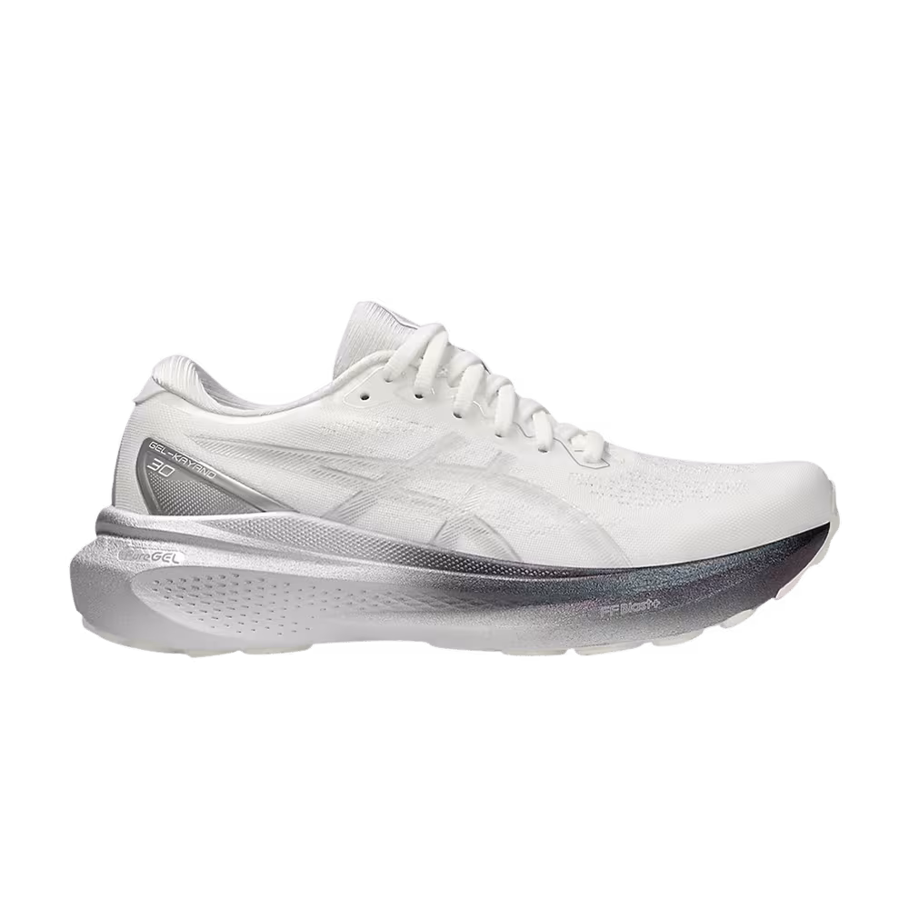 ASICS Women's Gel Kayano 30 Platinum Real White Pure Silver