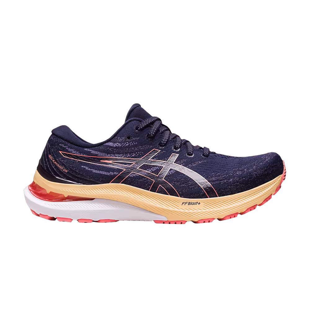 Asics Women's Gel Kayano 29 2E Wide Midnight Papaya