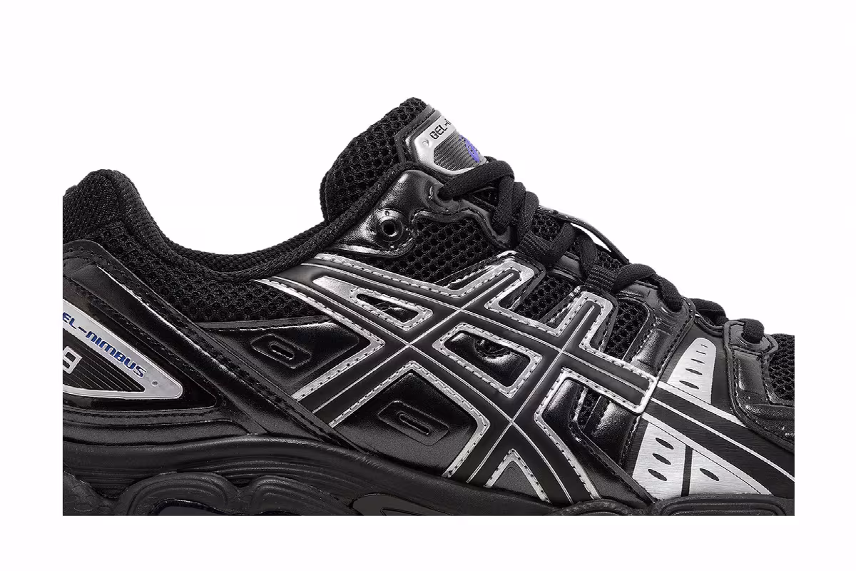 ASICS Gel Nimbus 9 Black Pure Silver, view 3