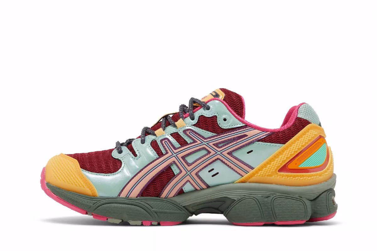Brain Dead x ASICS Gel Nimbus 9 Rio Red Apricot, view 4