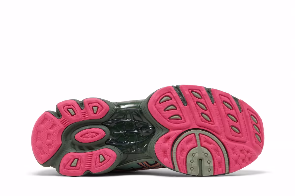 Brain Dead x ASICS Gel Nimbus 9 Rio Red Apricot, view 5