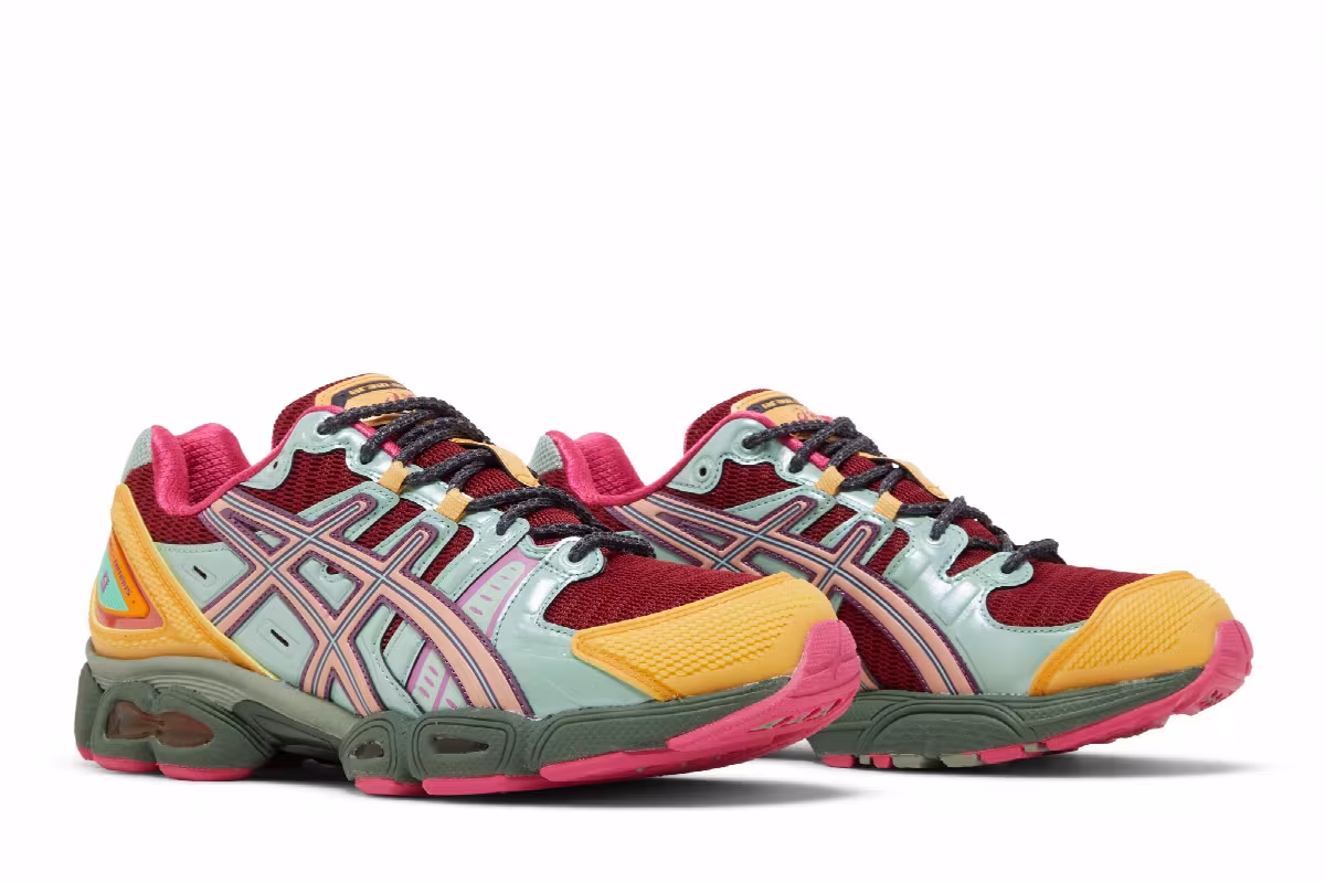 Brain Dead x ASICS Gel Nimbus 9 Rio Red Apricot, view 9