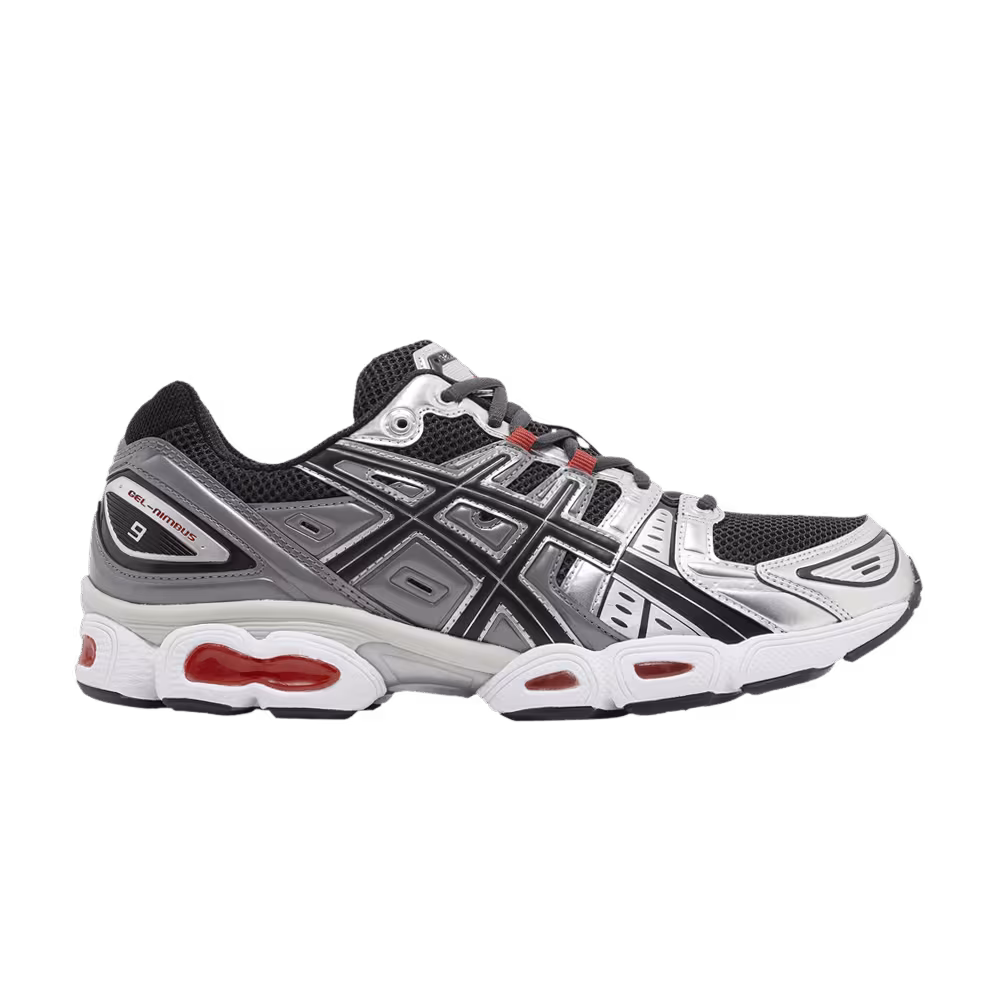 ASICS Gel Nimbus 9 Graphite Grey Red