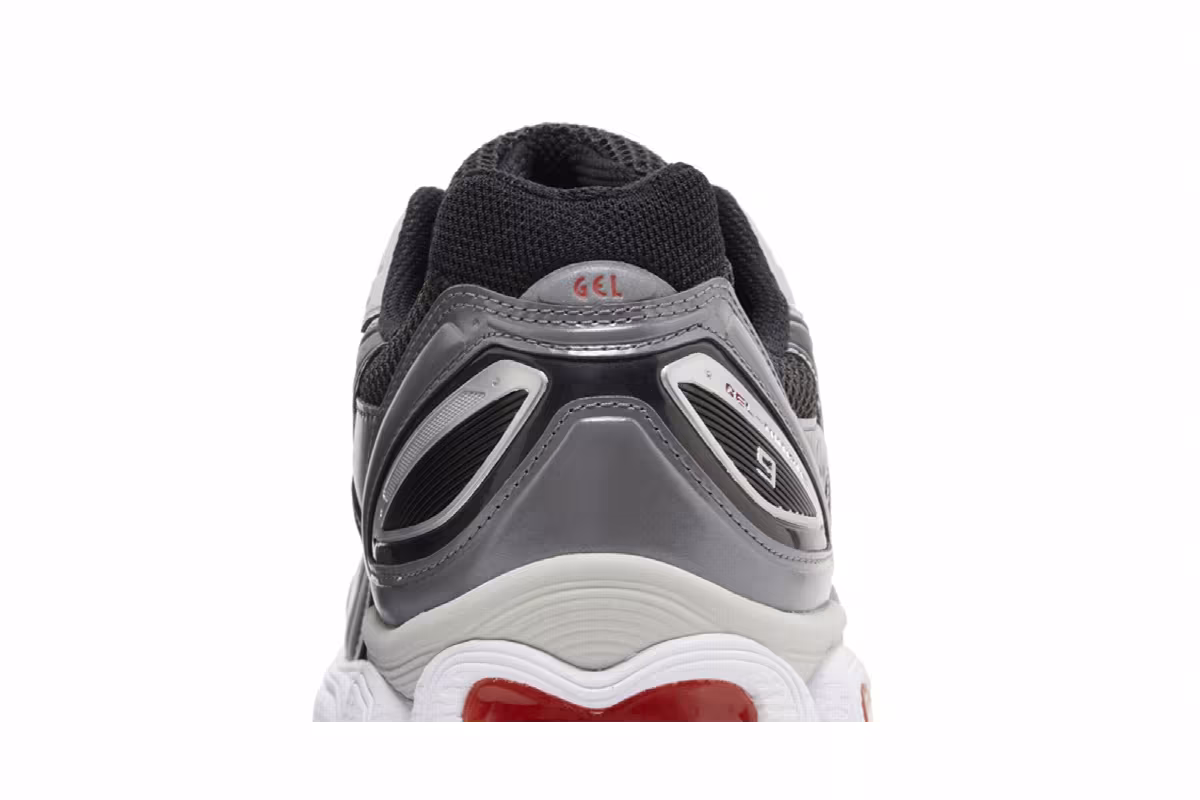 ASICS Gel Nimbus 9 Graphite Grey Red, view 8