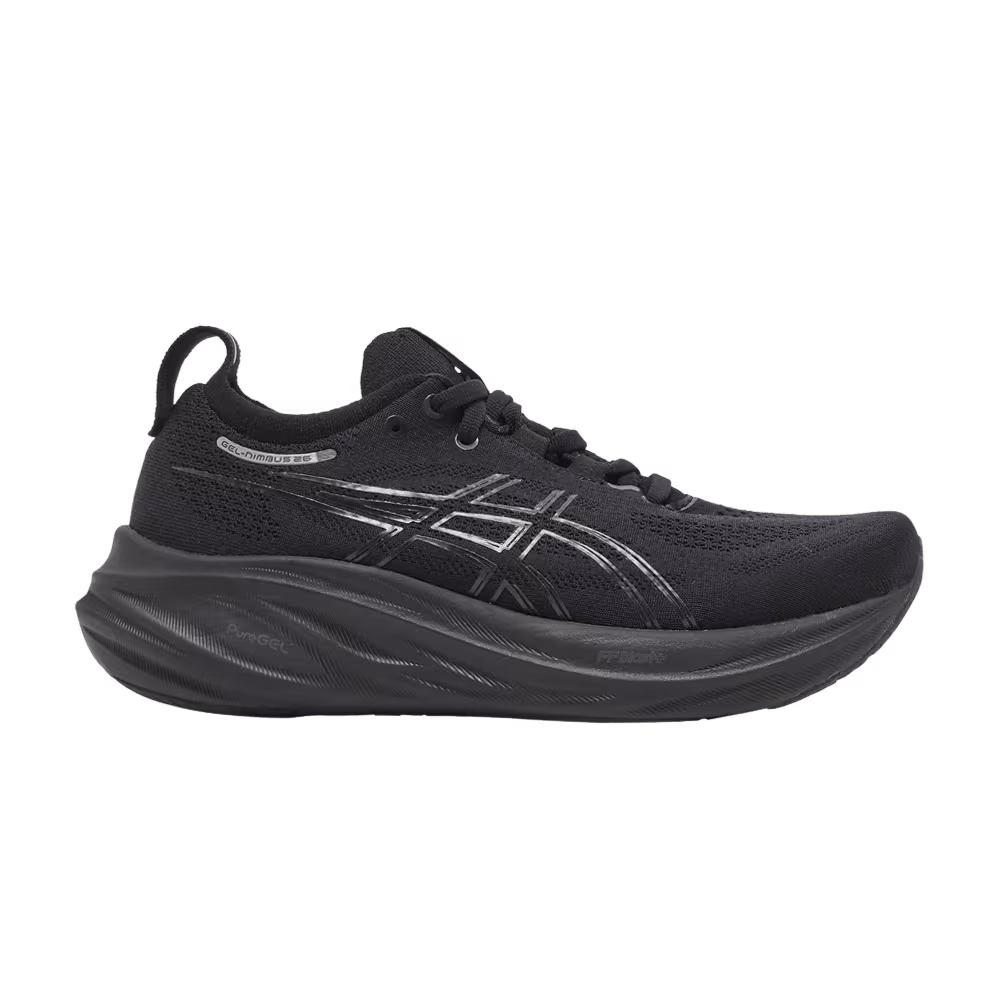 ASICS Women's Gel Nimbus 26 Wide Triple Black