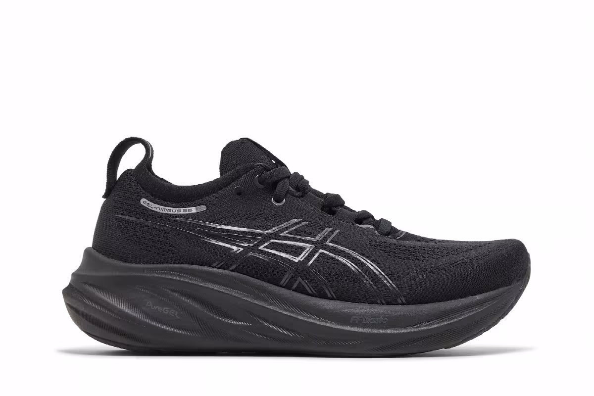 ASICS Women's Gel Nimbus 26 Wide Triple Black, view 2