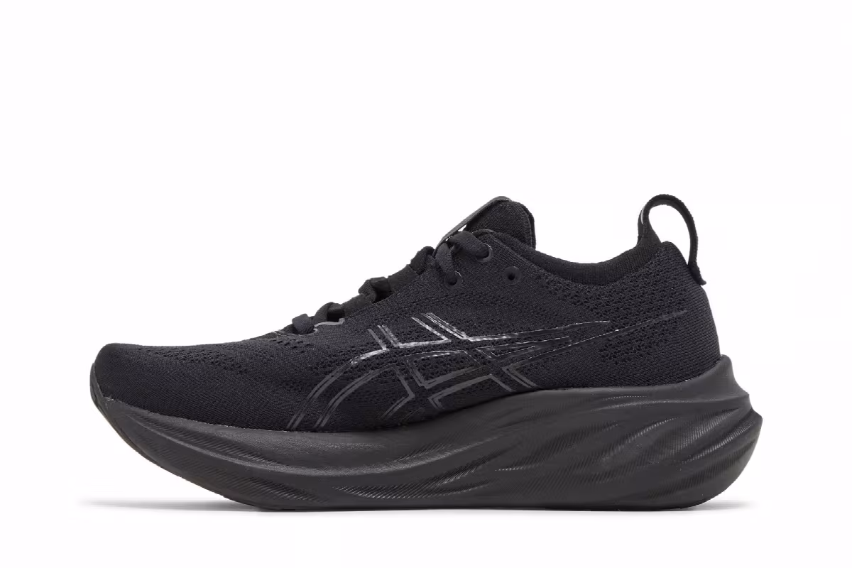 ASICS Women's Gel Nimbus 26 Wide Triple Black, view 4