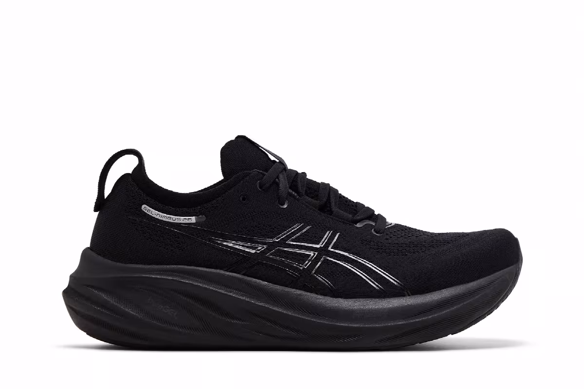 ASICS Women's Gel Nimbus 26 Triple Black, view 2