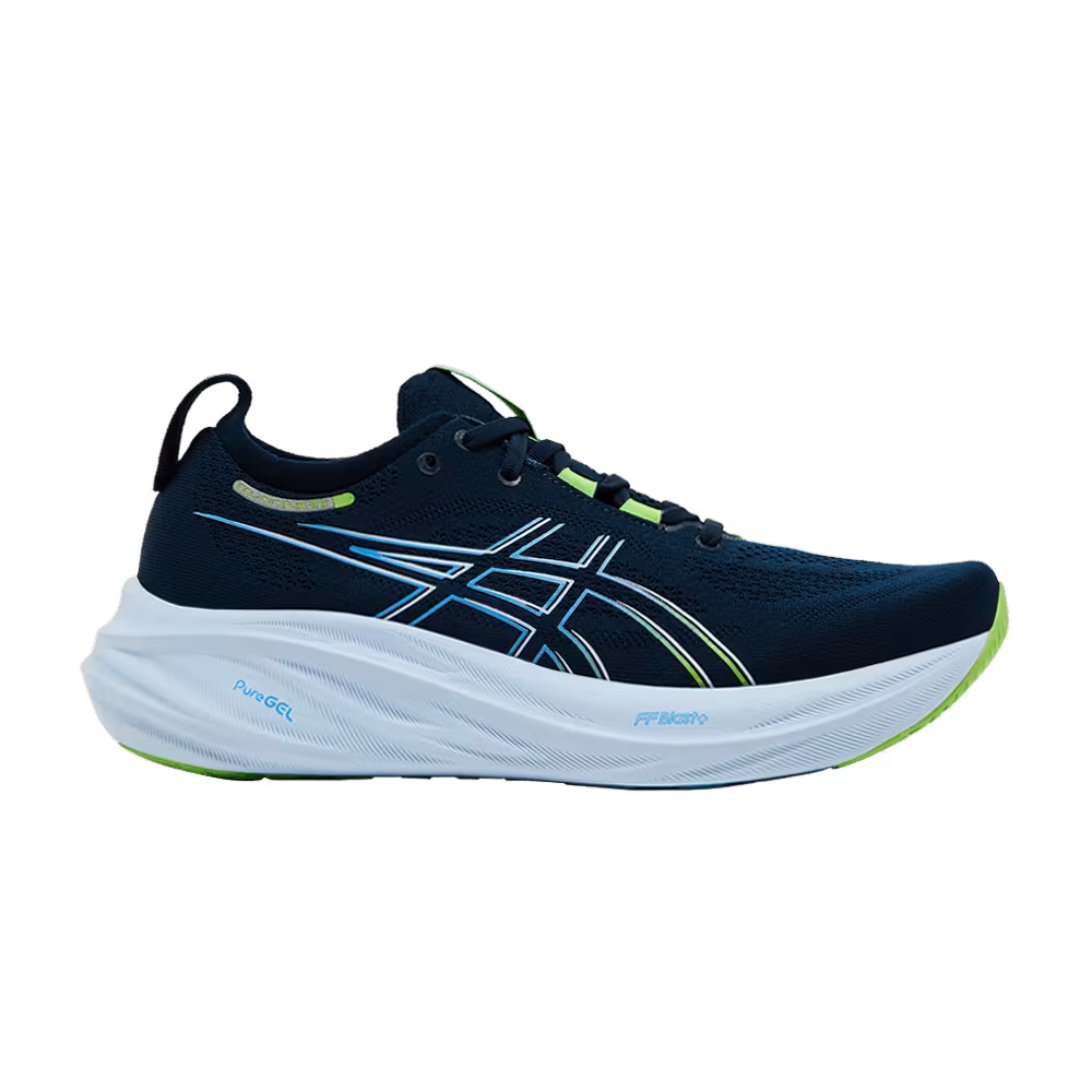 ASICS Gel Nimbus 26 French Blue Electric Lime