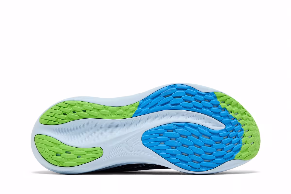 ASICS Gel Nimbus 26 French Blue Electric Lime, view 5