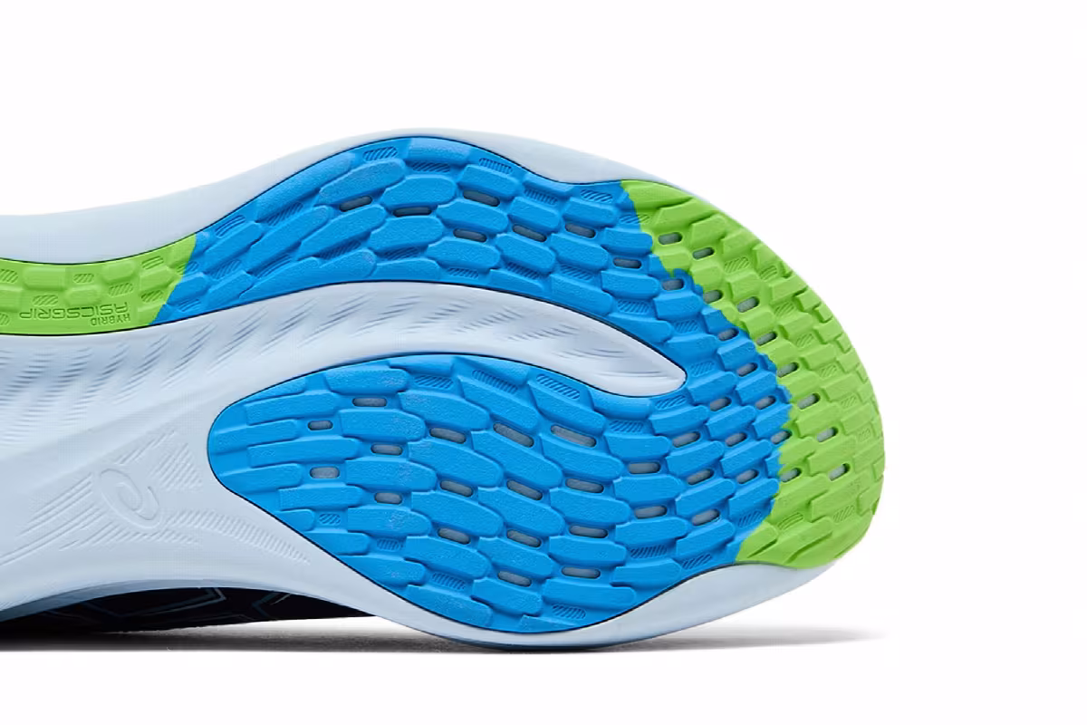 ASICS Gel Nimbus 26 French Blue Electric Lime, view 6