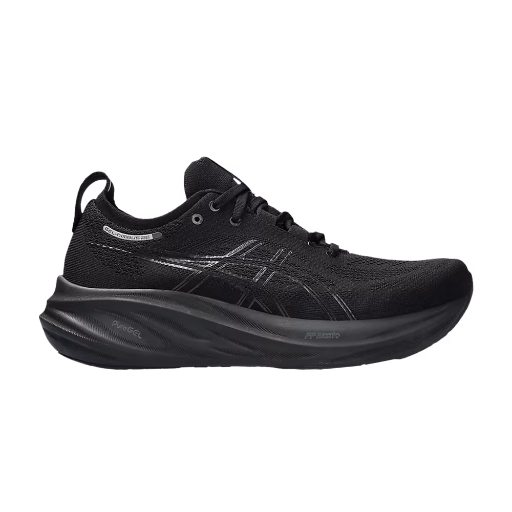ASICS Gel Nimbus 26 Wide Triple Black