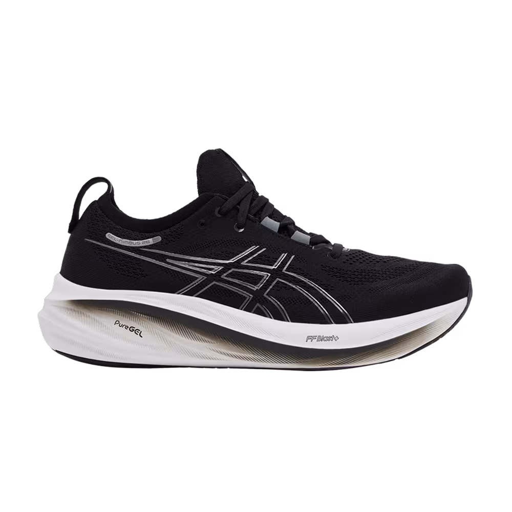 ASICS Gel Nimbus 26 Black Graphite Grey