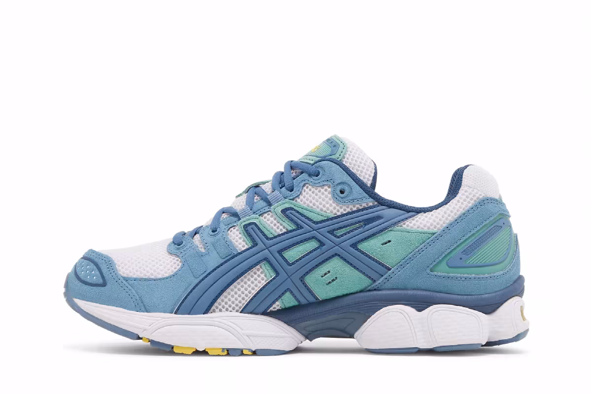 ASICS Gel Nimbus 9 Grey Floss Aqua, view 4