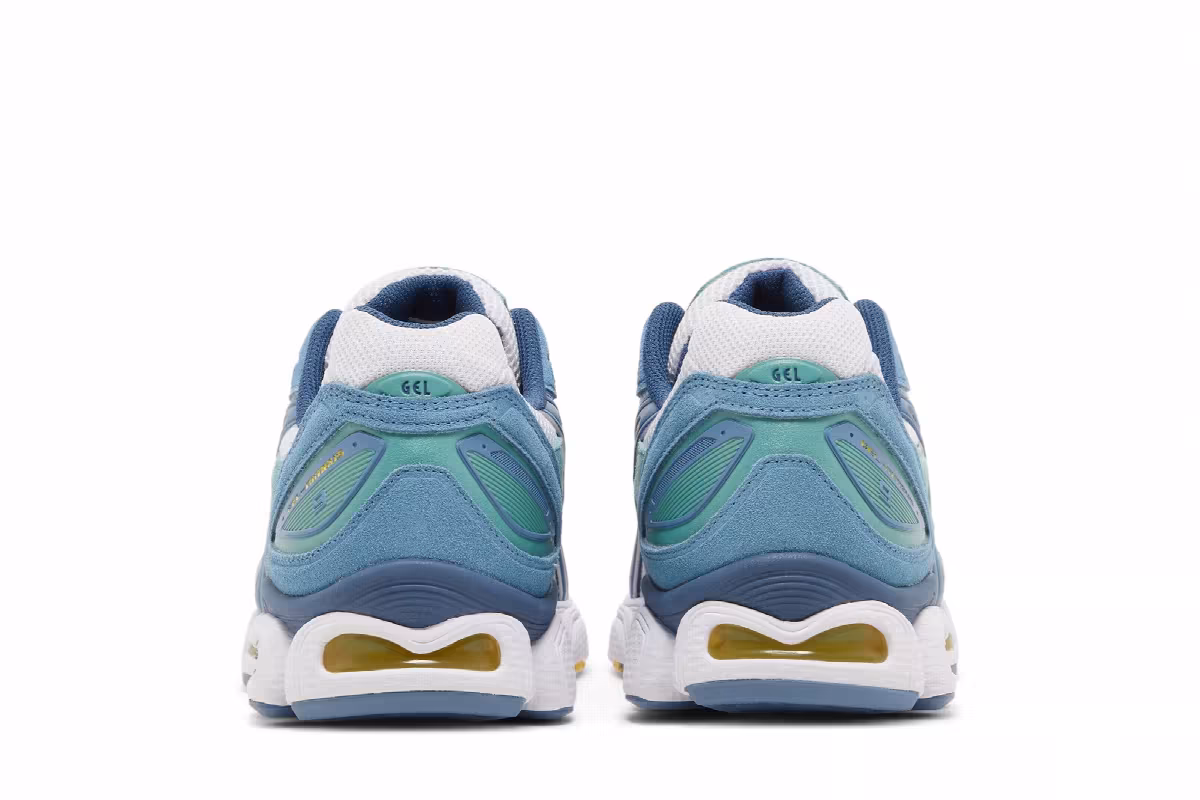 ASICS Gel Nimbus 9 Grey Floss Aqua, view 7
