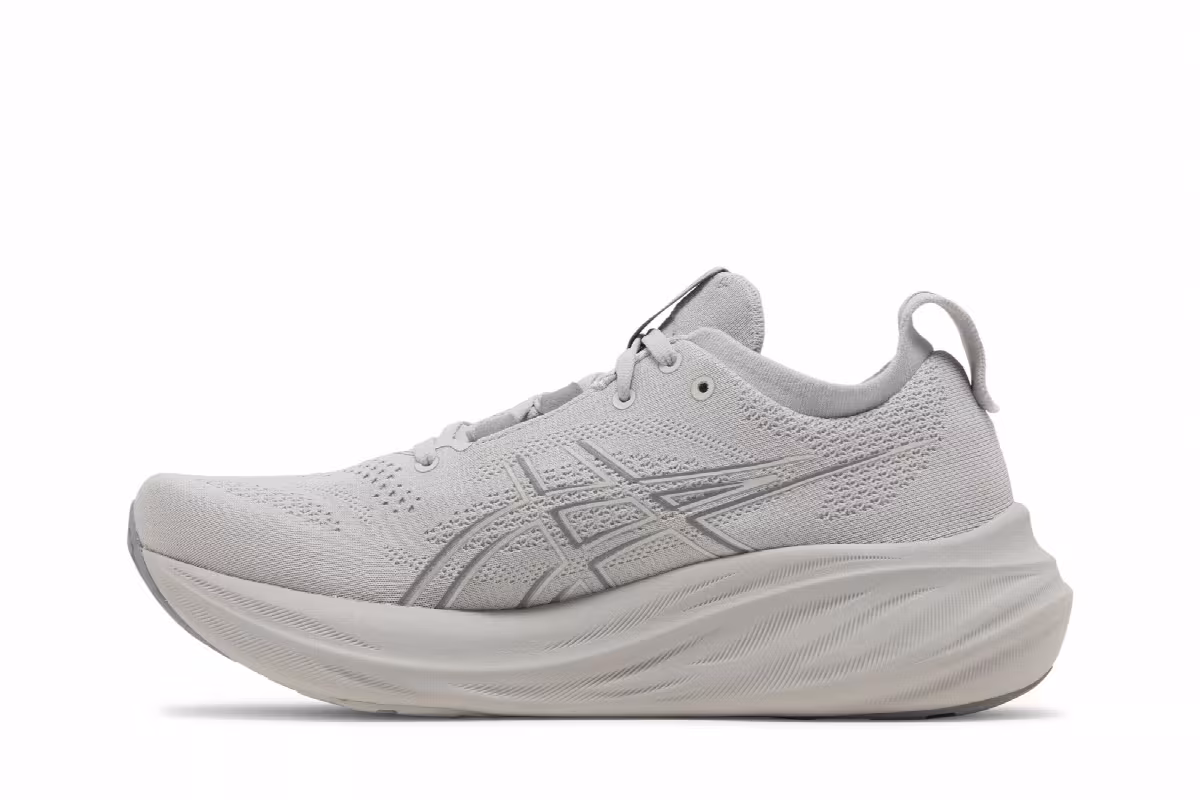 ASICS Women's Gel Nimbus 26 Concrete Pure Silver, view 4