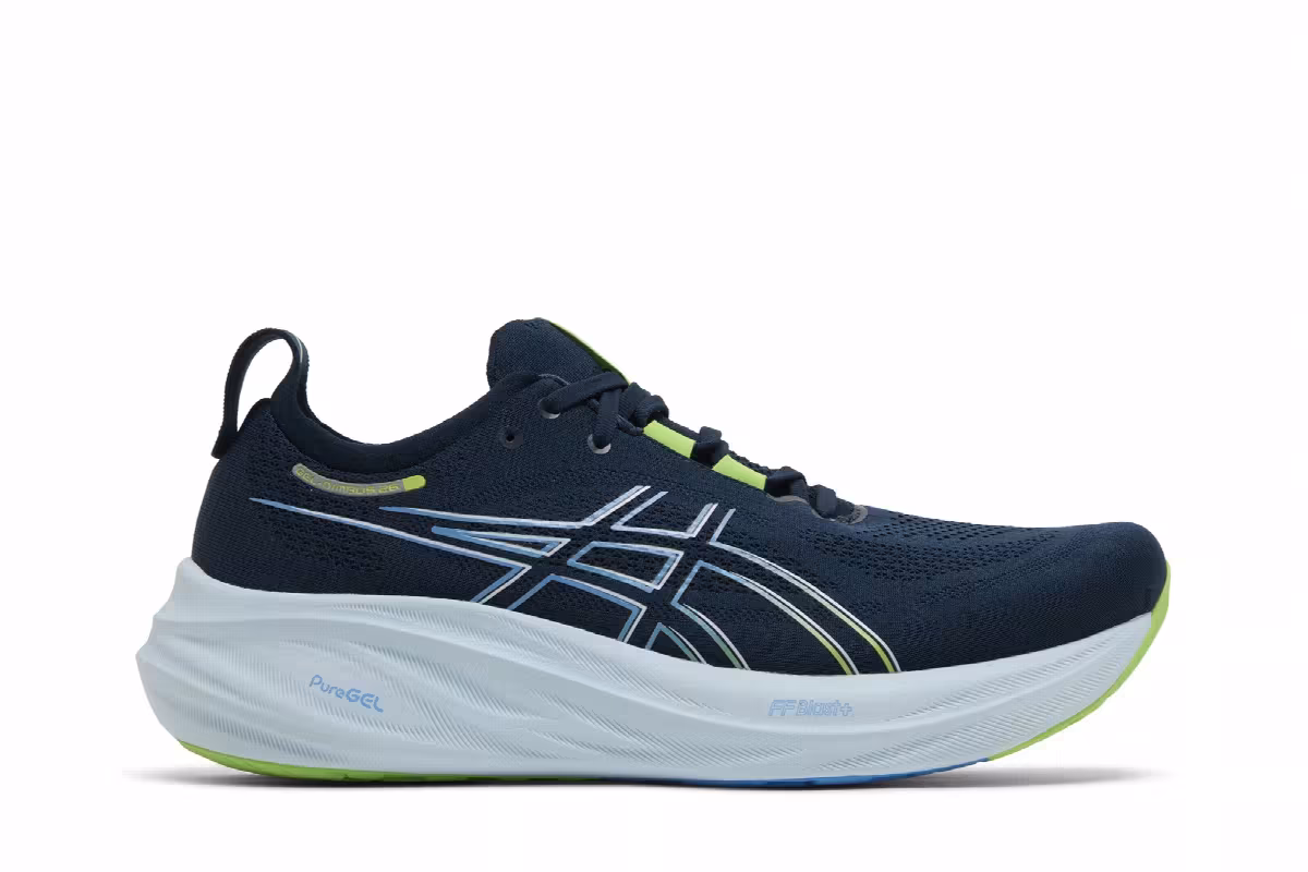 Asics Gel Nimbus 26 4E Wide French Blue, view 2