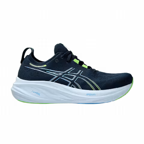 ASICS Gel Nimbus 26 Wide 'French Blue Electric Lime'