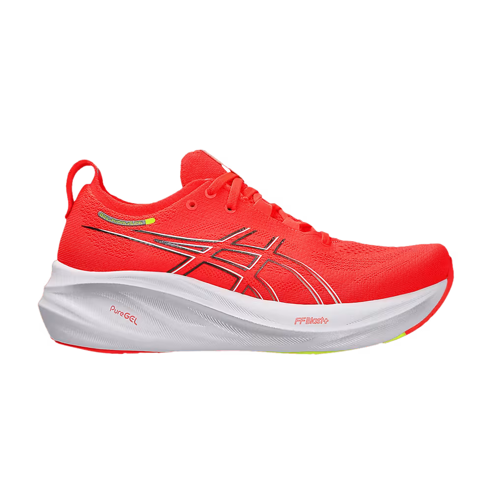 Asics Women's Gel Nimbus 26 Sunrise Red Pure Silver
