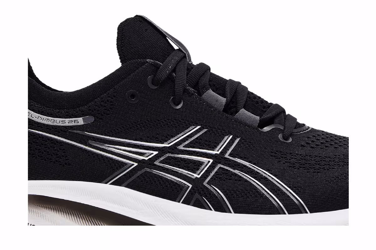 ASICS Women's Gel Nimbus 26 Black Graphite Grey, view 3