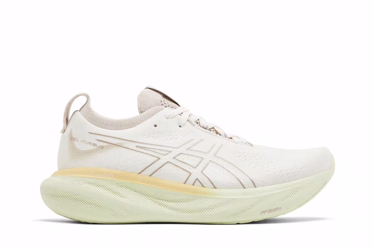 ASICS Women's Gel Nimbus 25 Cream Fawn, view 2