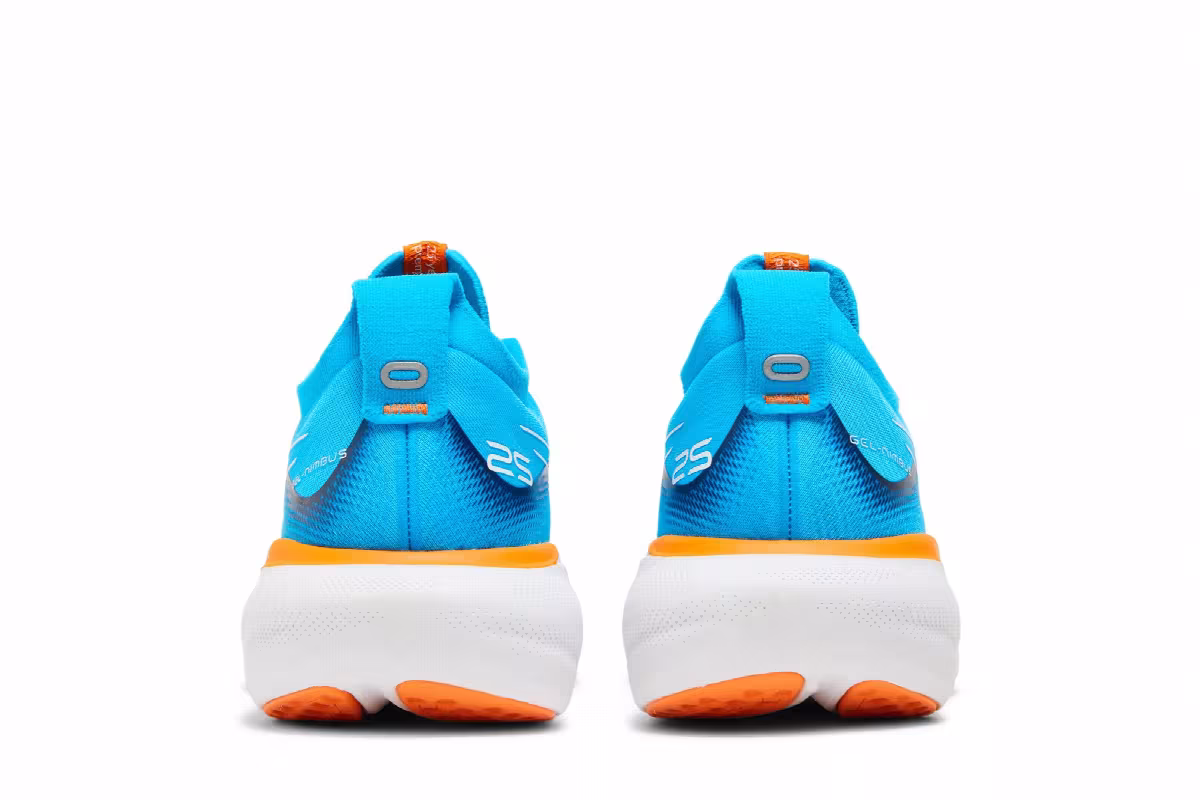 Asics Gel Nimbus 25 Island Blue Sun Peach, view 7