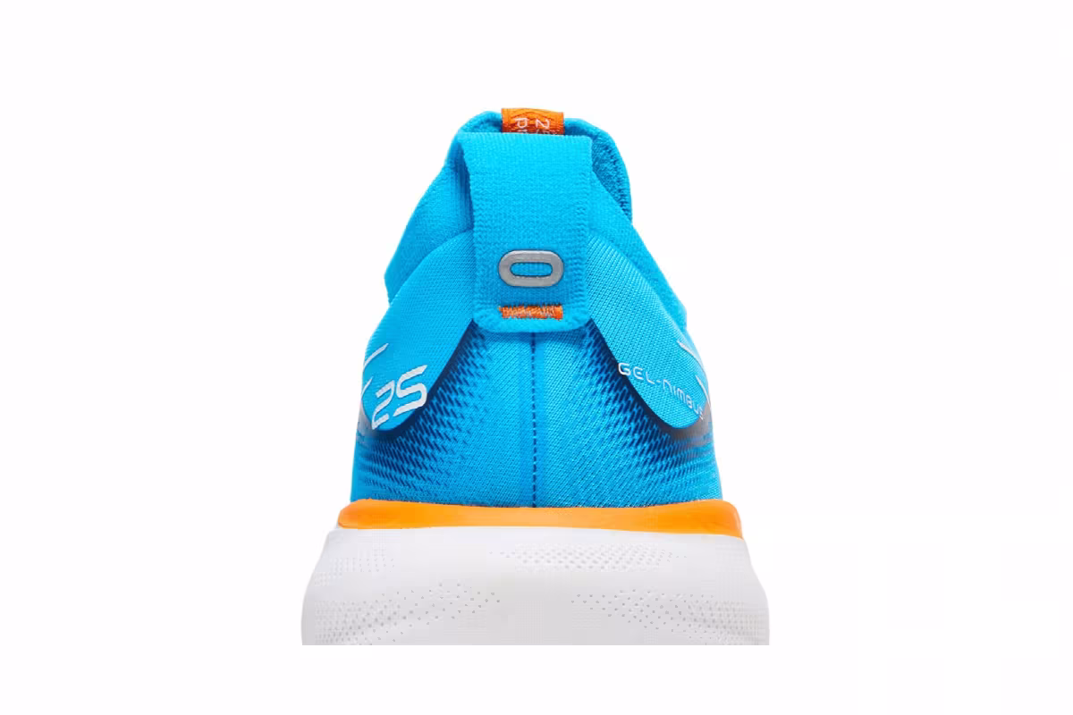 Asics Gel Nimbus 25 Island Blue Sun Peach, view 8