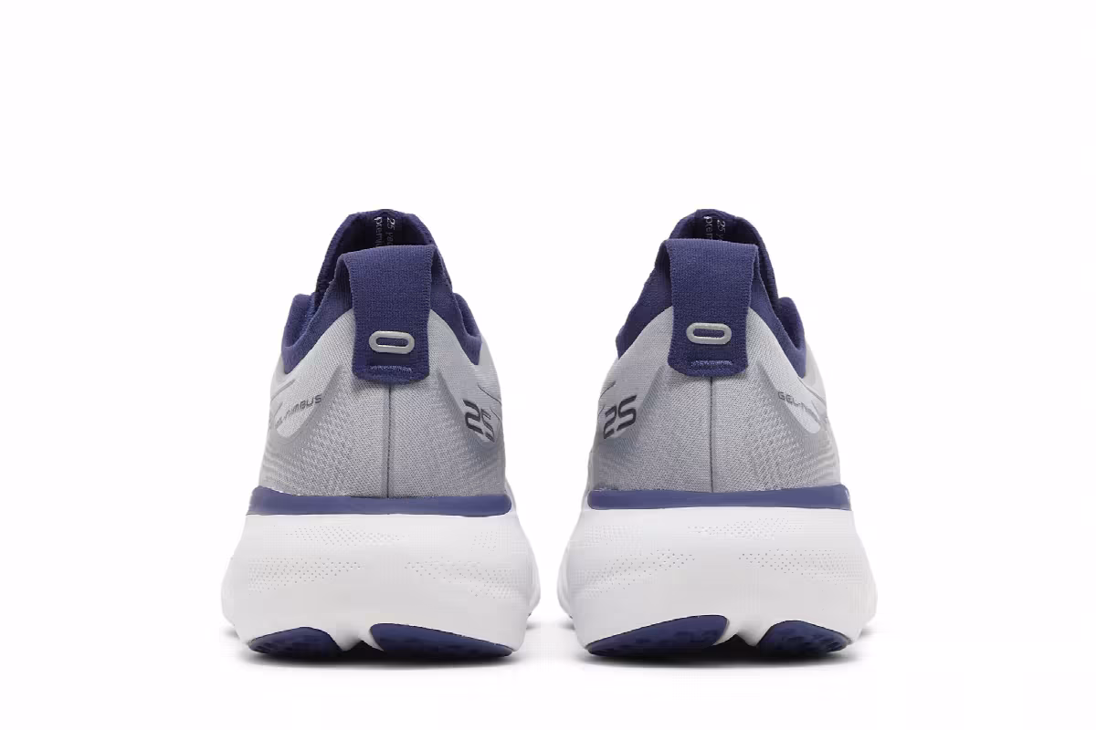 Asics Gel Nimbus 25 Wide Sheet Rock Indigo Blue, view 7