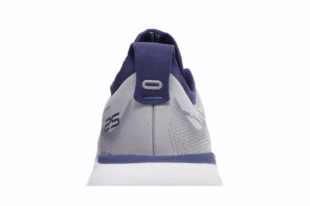 Asics Gel Nimbus 25 Wide Sheet Rock Indigo Blue, view 8