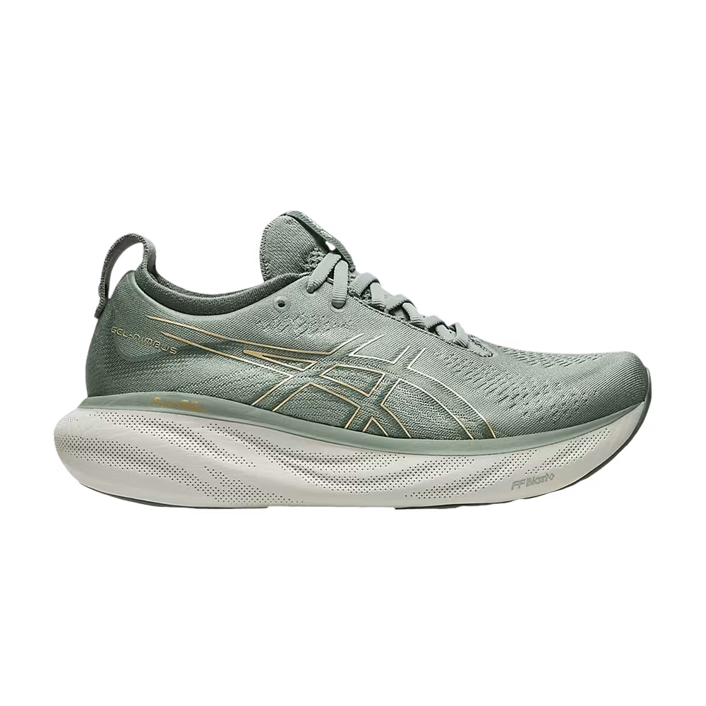 Asics Women's Gel Nimbus 25 Slate Grey Champagne