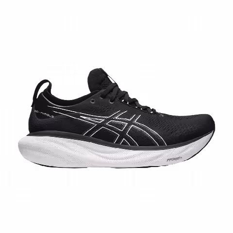 Asics Gel Nimbus 25 Wide 'Black Pure Silver'
