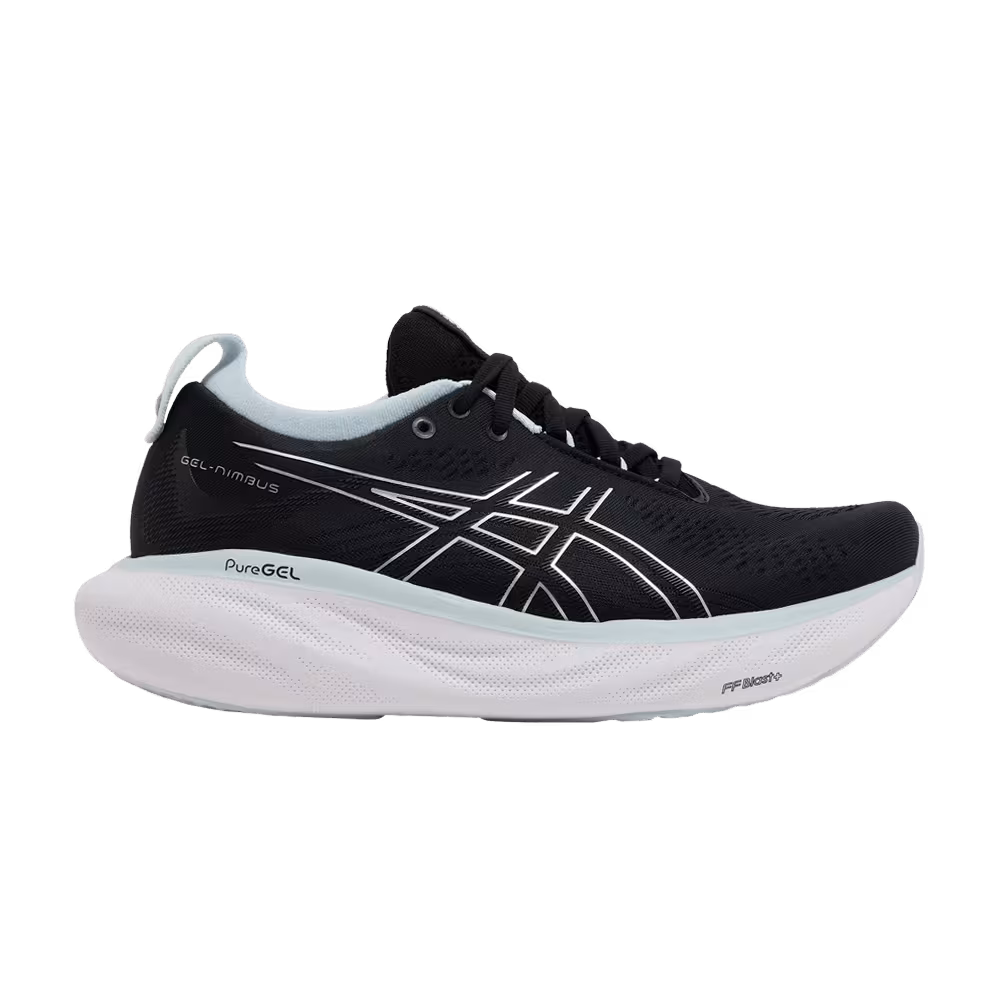 Asics Women's Gel Nimbus 25 Black Reborn Blue