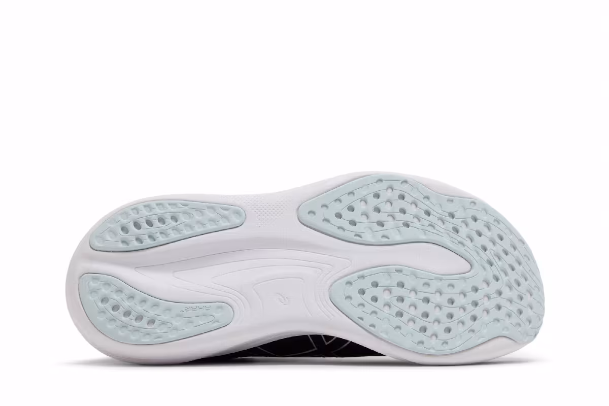 Asics Women's Gel Nimbus 25 Black Reborn Blue, view 5