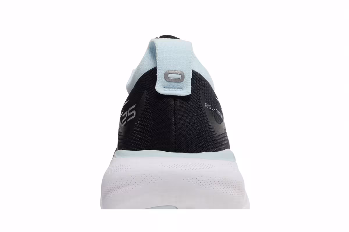 Asics Women's Gel Nimbus 25 Black Reborn Blue, view 8