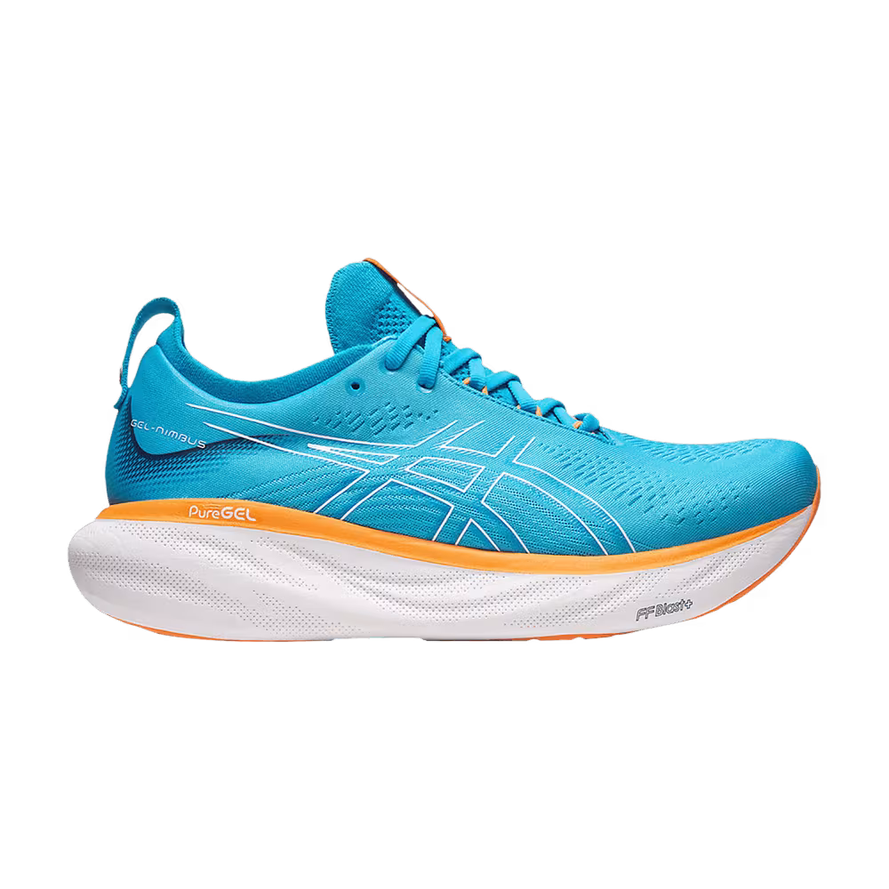 Asics Gel Nimbus 25 Wide Island Blue Sun Peach