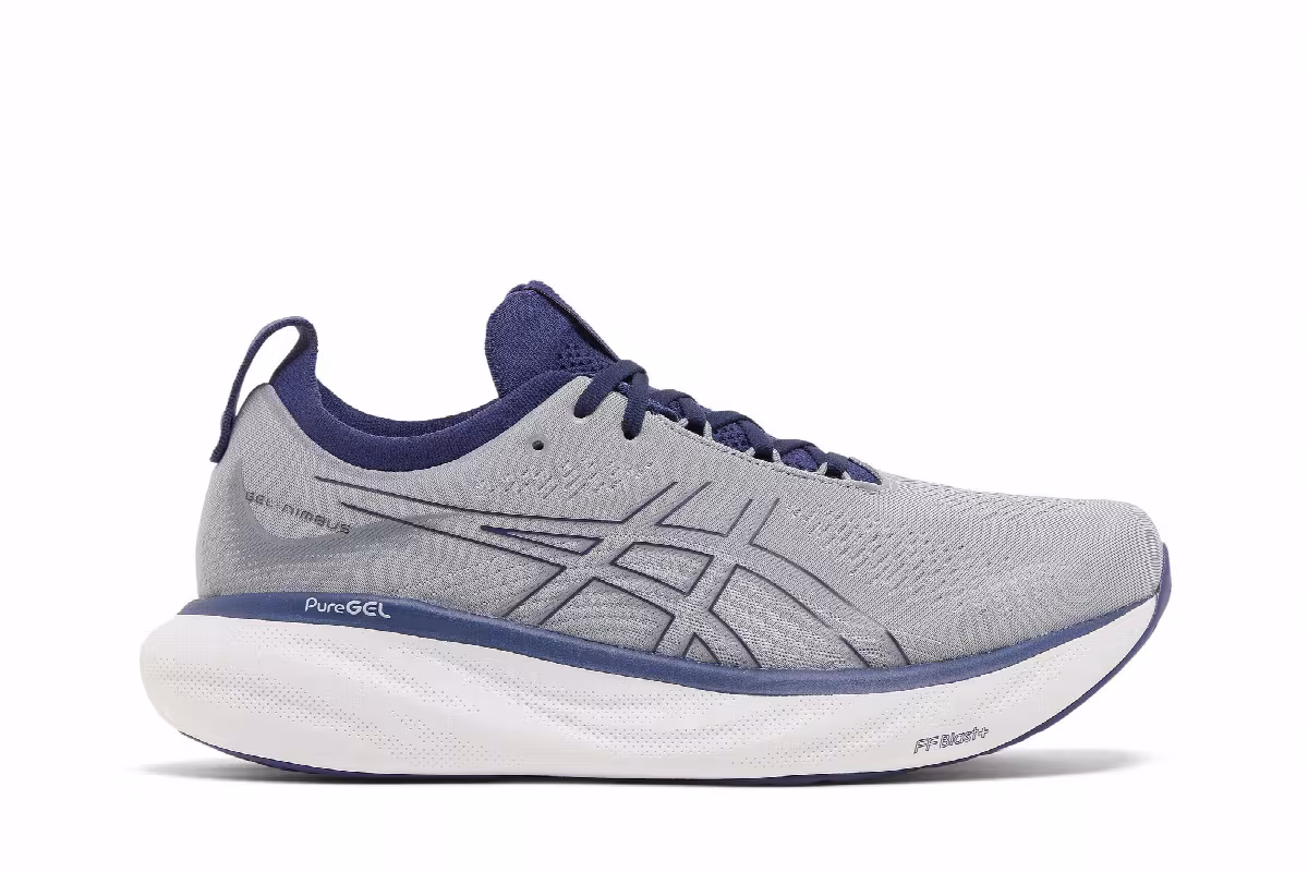 ASICS Gel Nimbus 25 Sheet Rock Indigo Blue, view 2